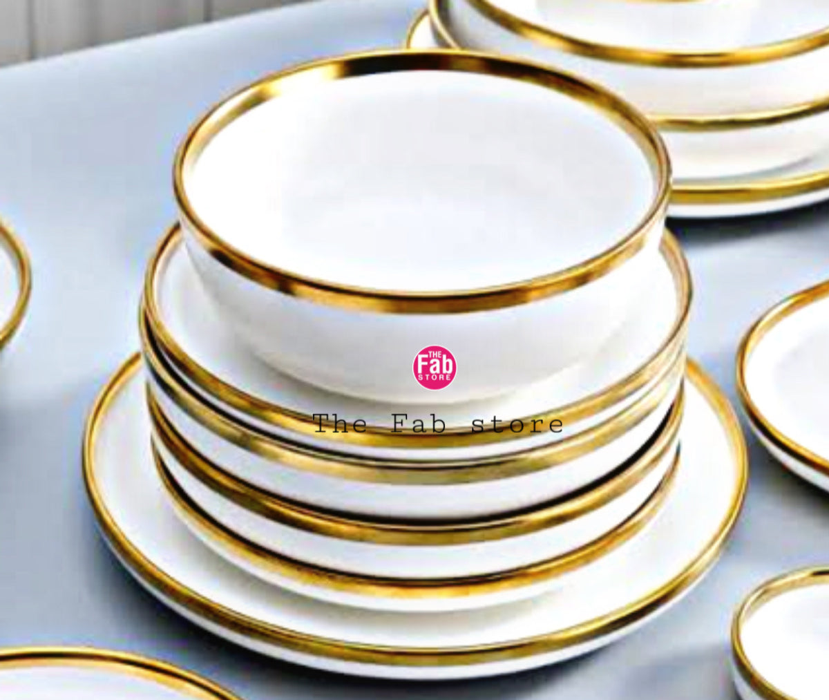 Gold plates outlet set