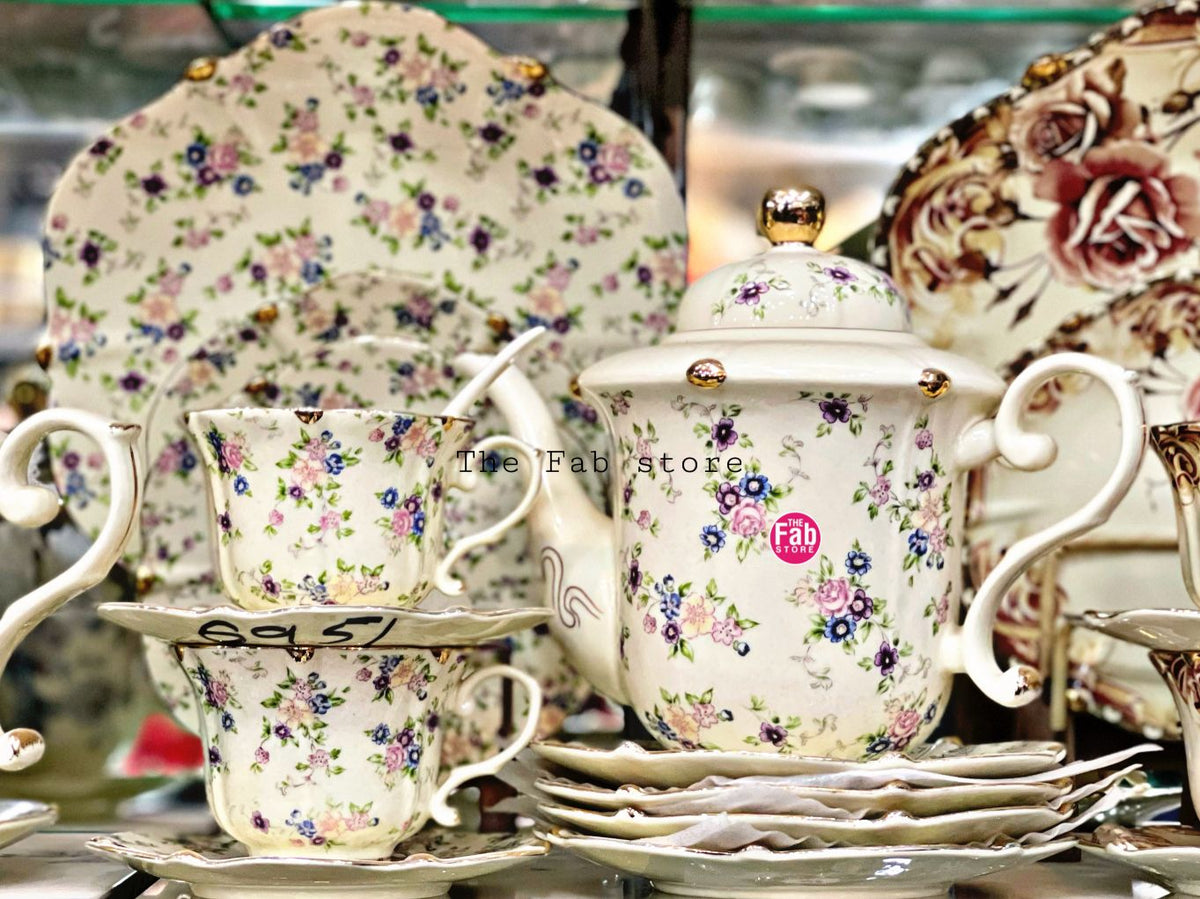 Toray Floral tea set The Fab Store