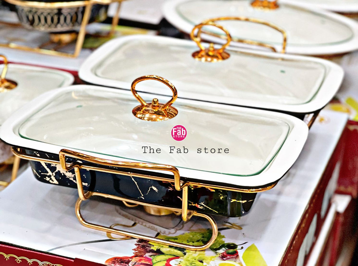 The Fab Store - Buffet serving dishes with burner and