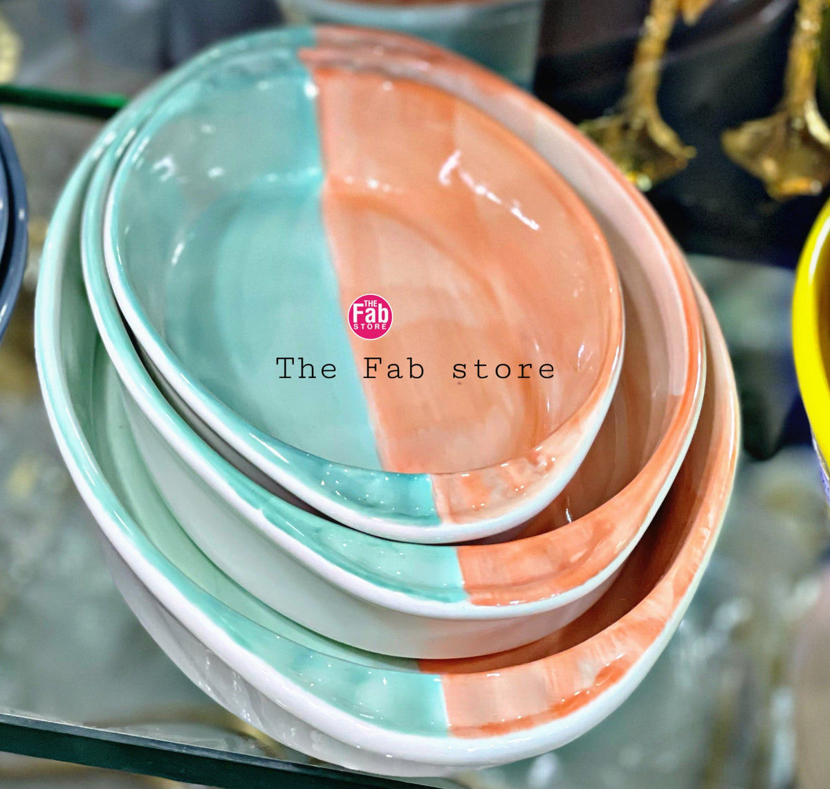 Half and Half Bakeware dish set The Fab Store