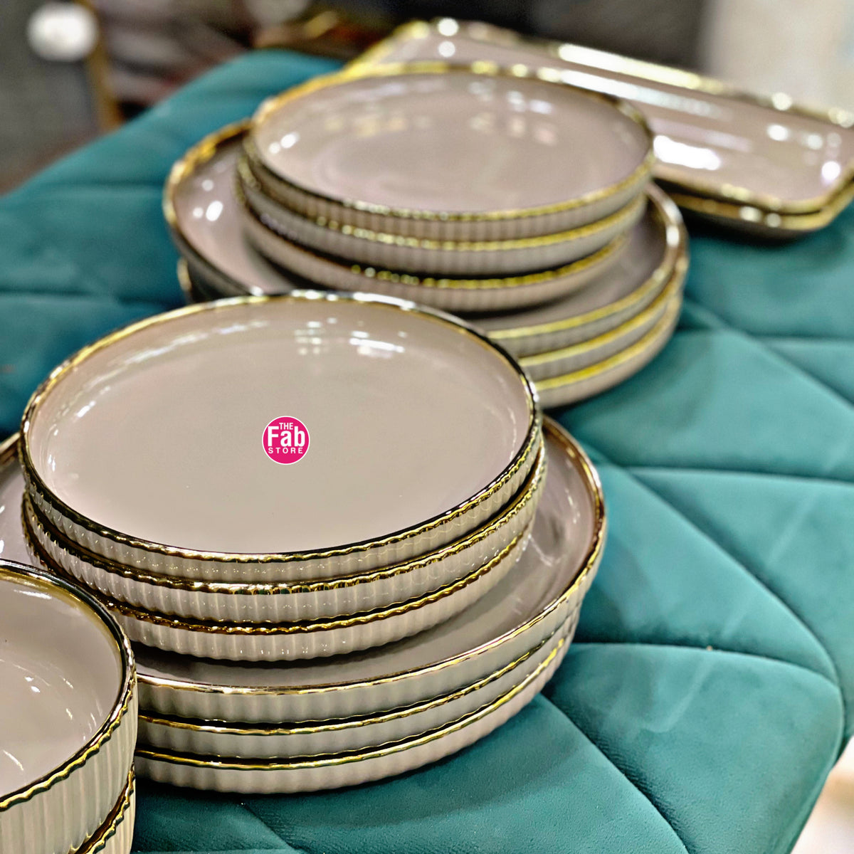 Premium Taupe Dinner set – The Fab Store