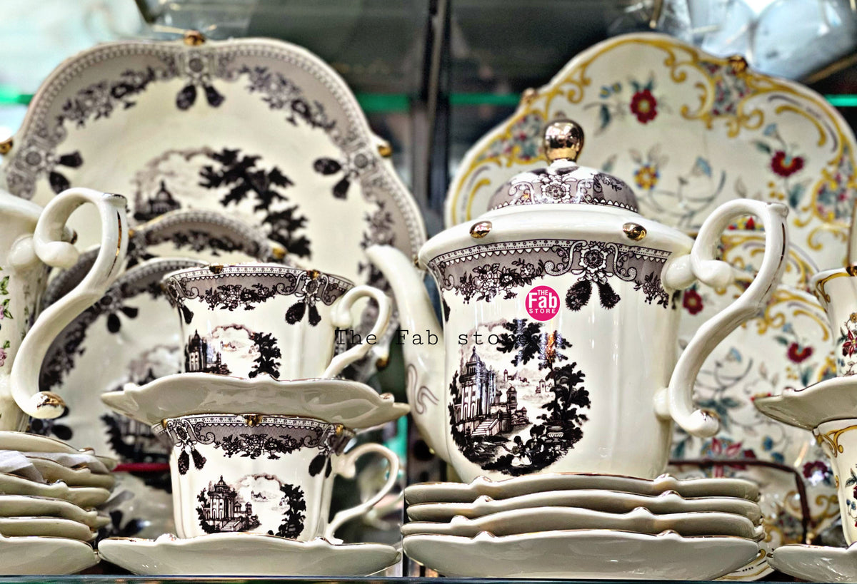 Queen victoria 31pc tea set – The Fab Store