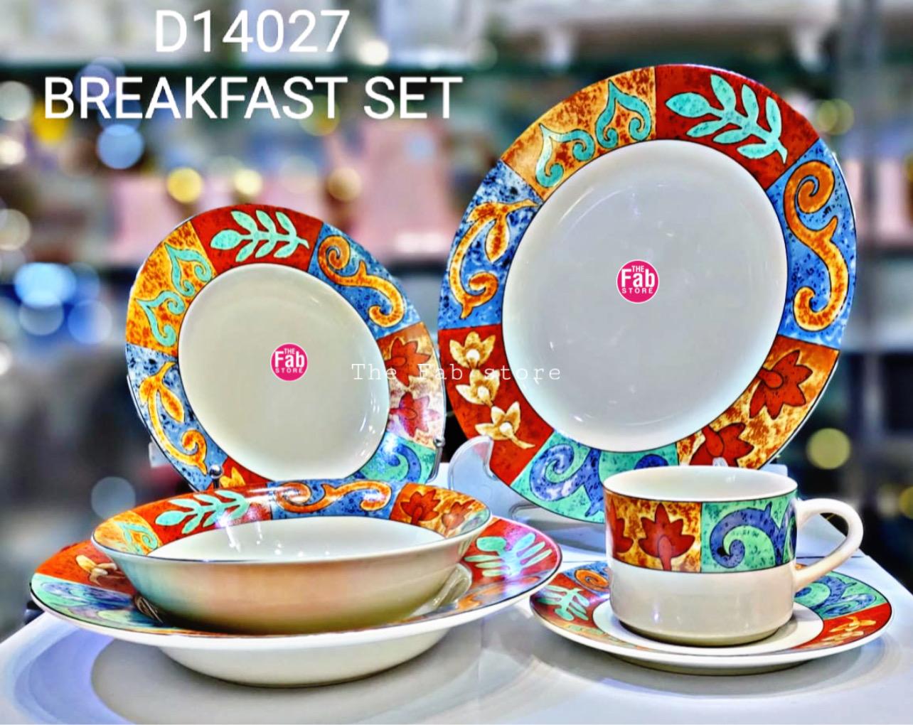 Breakfast crockery deals set